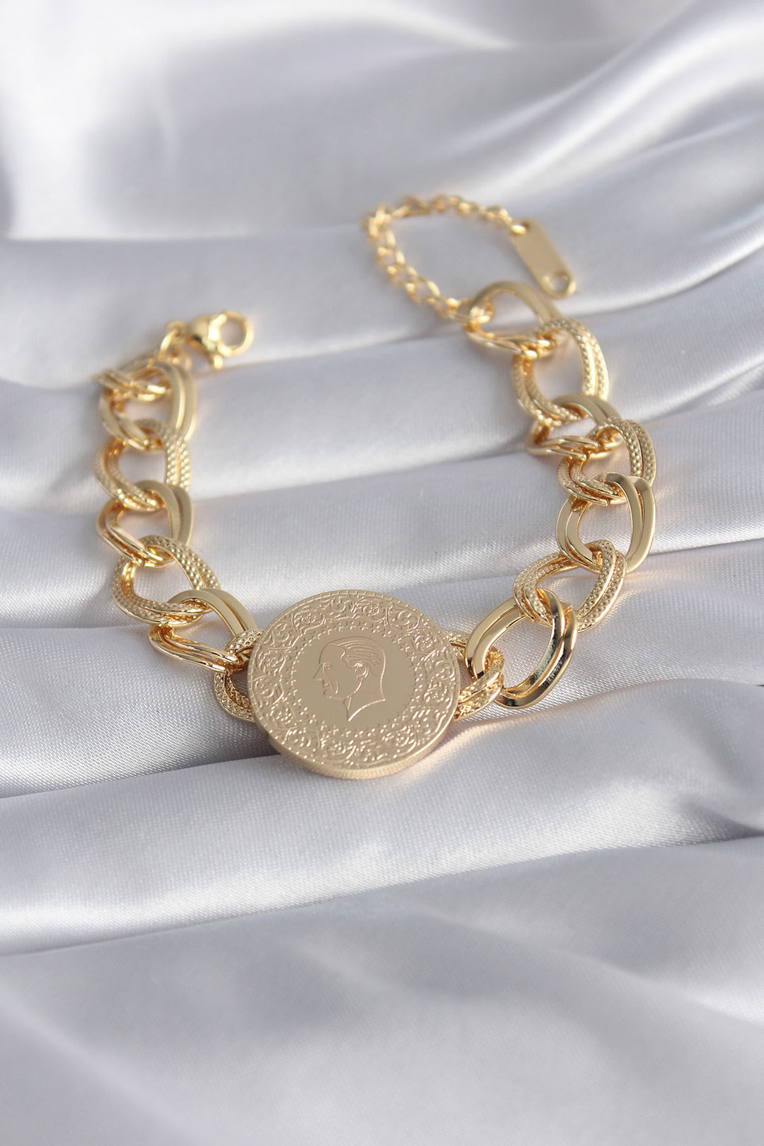EBJ 316L Steel Gold Color Full Gold Model Milky Way Women's Bracelet - Marysville