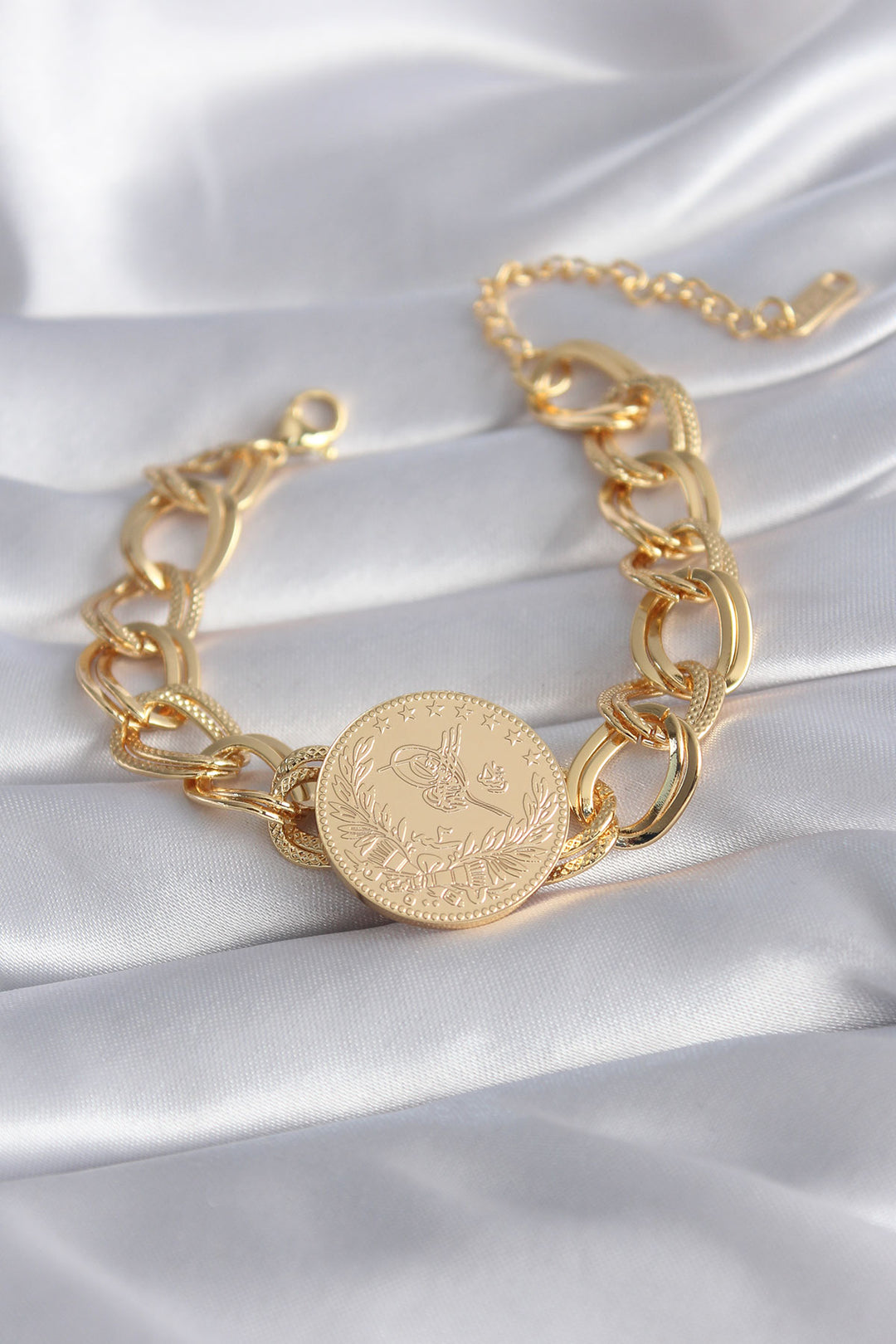 EBJ 316L Steel Gold Color Resat Gold Model Milky Way Women's Bracelet - Delano