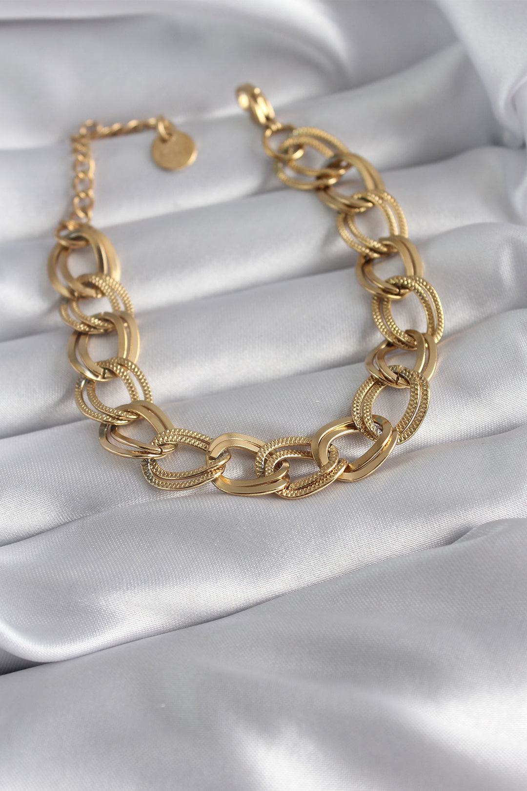 EBJ 316L Steel Gold Color Milky Way Model Women's Bracelet - Zamora