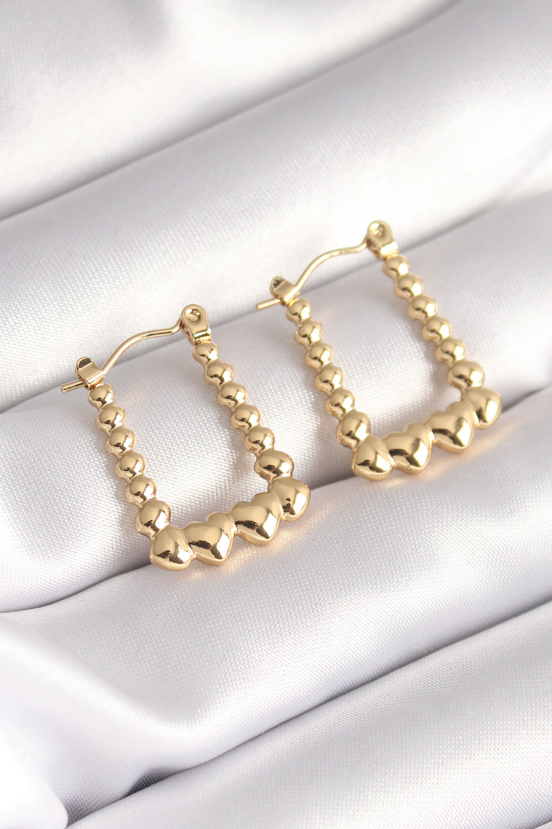 EBJ 316L Steel Gold Color Square Heart Model Women's Cube - Cassino
