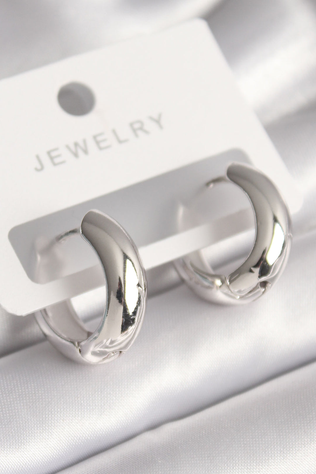 EBJ Rice Silver Color Ring Model Women's Earring - Irapuato