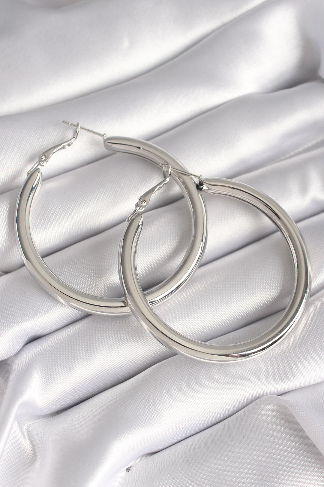 EBJ Rice Silver Color Ring Model Women's Earring - Klagenfurt
