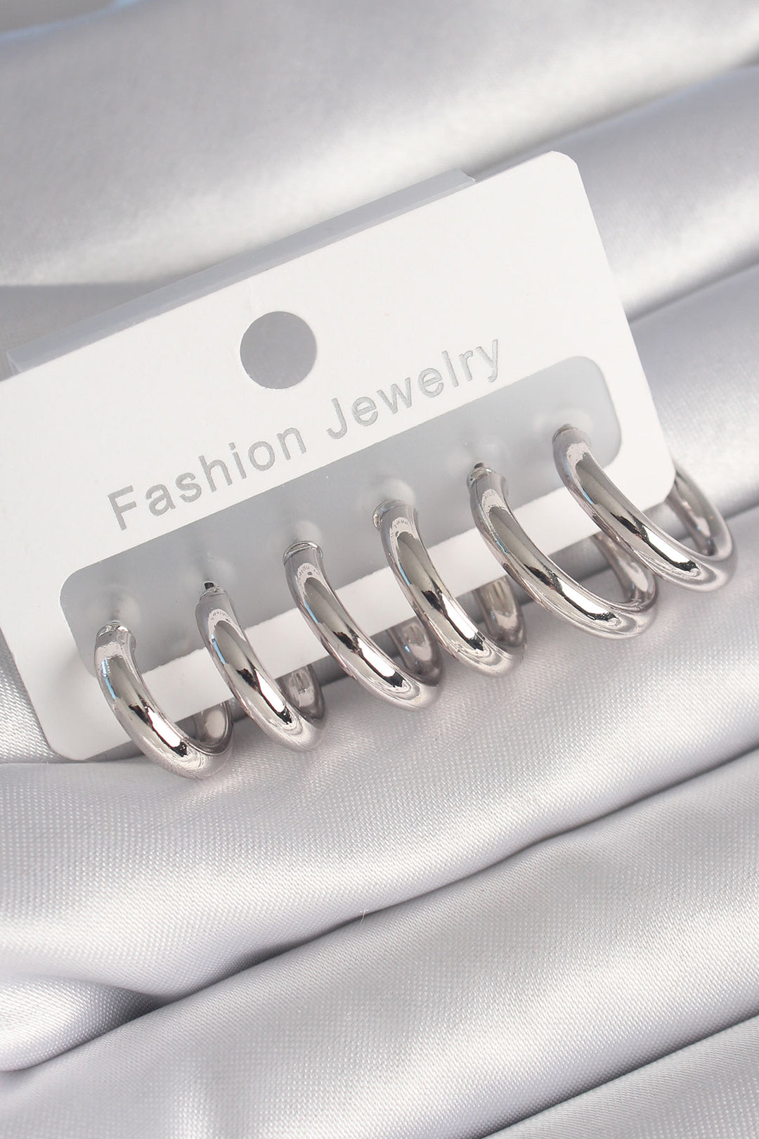 EBJ Rice Silver Color Ring Model Women Earring Set - Shrewsbury