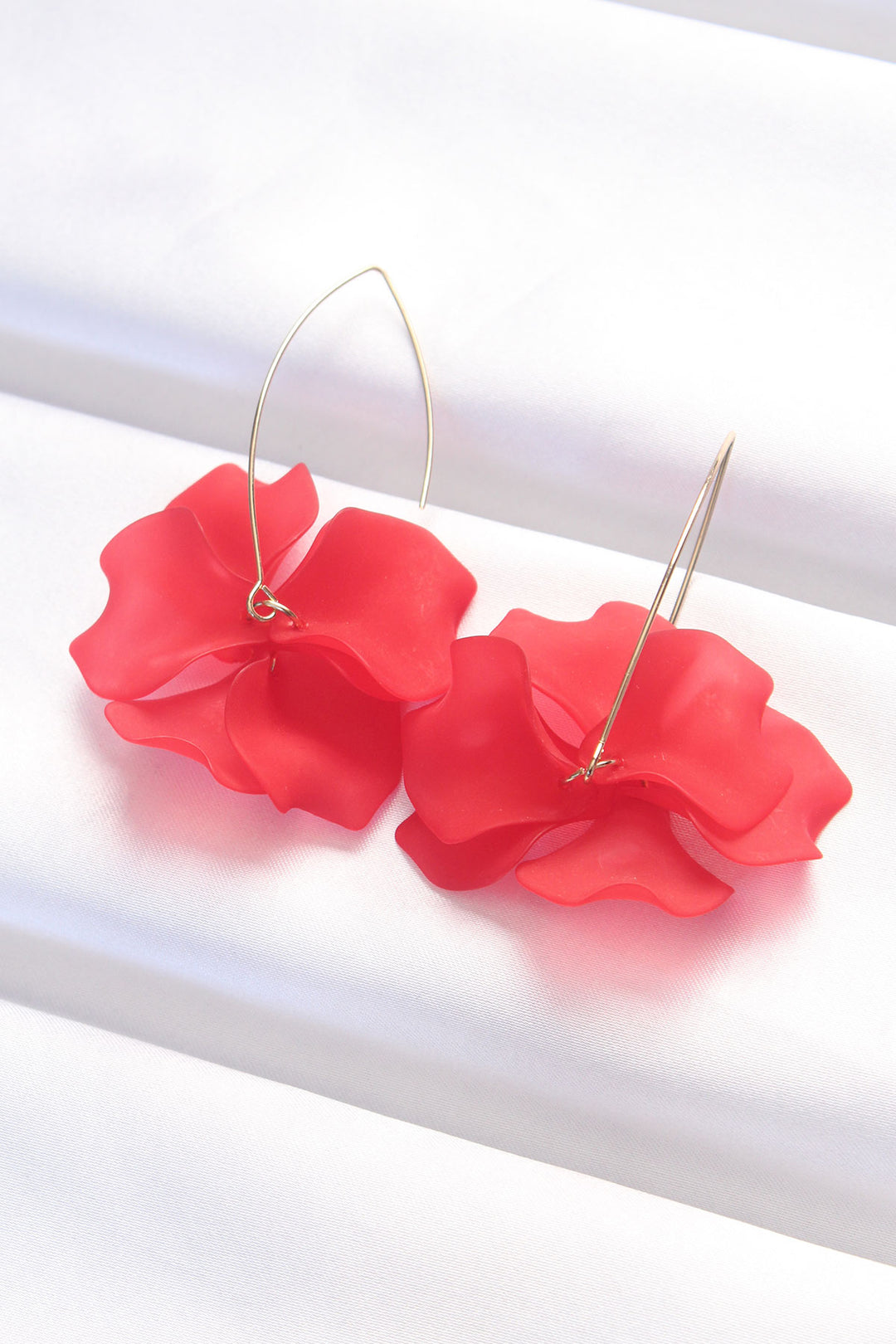 EBJ Red Color Flower Earring - Igualada