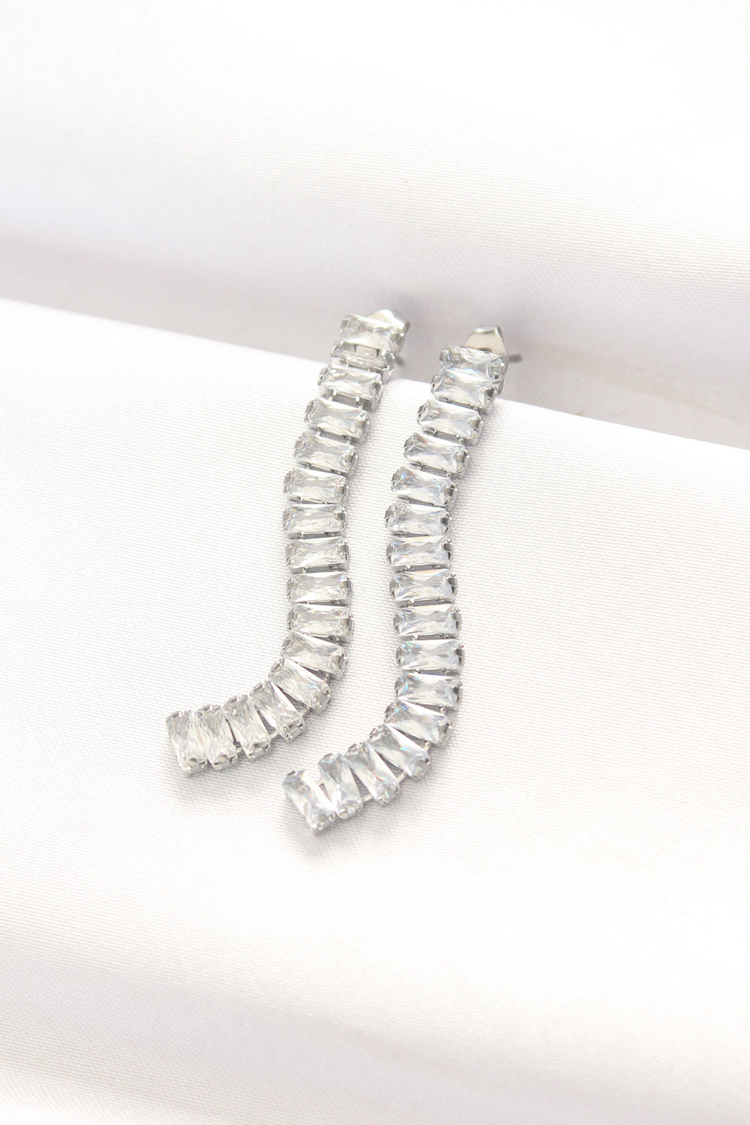EBJ 316L Stainless Steel Silver Color Waterway Earring - Guanajuato
