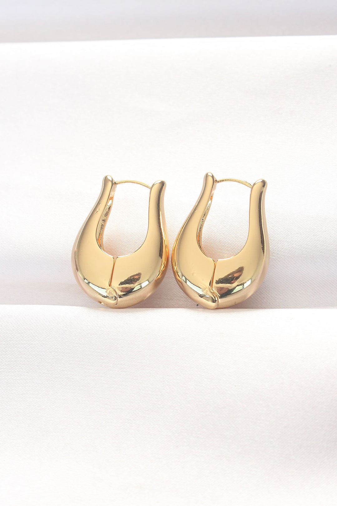 EBJ Rice Gold Color Dome Earrings - Cherry Hill