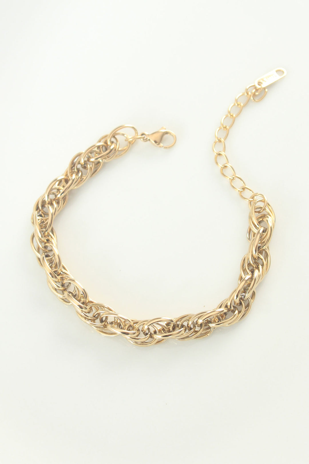 EBJ 316L Steel Gold Color Spiral Chain Bracelet - Cologno Monzese