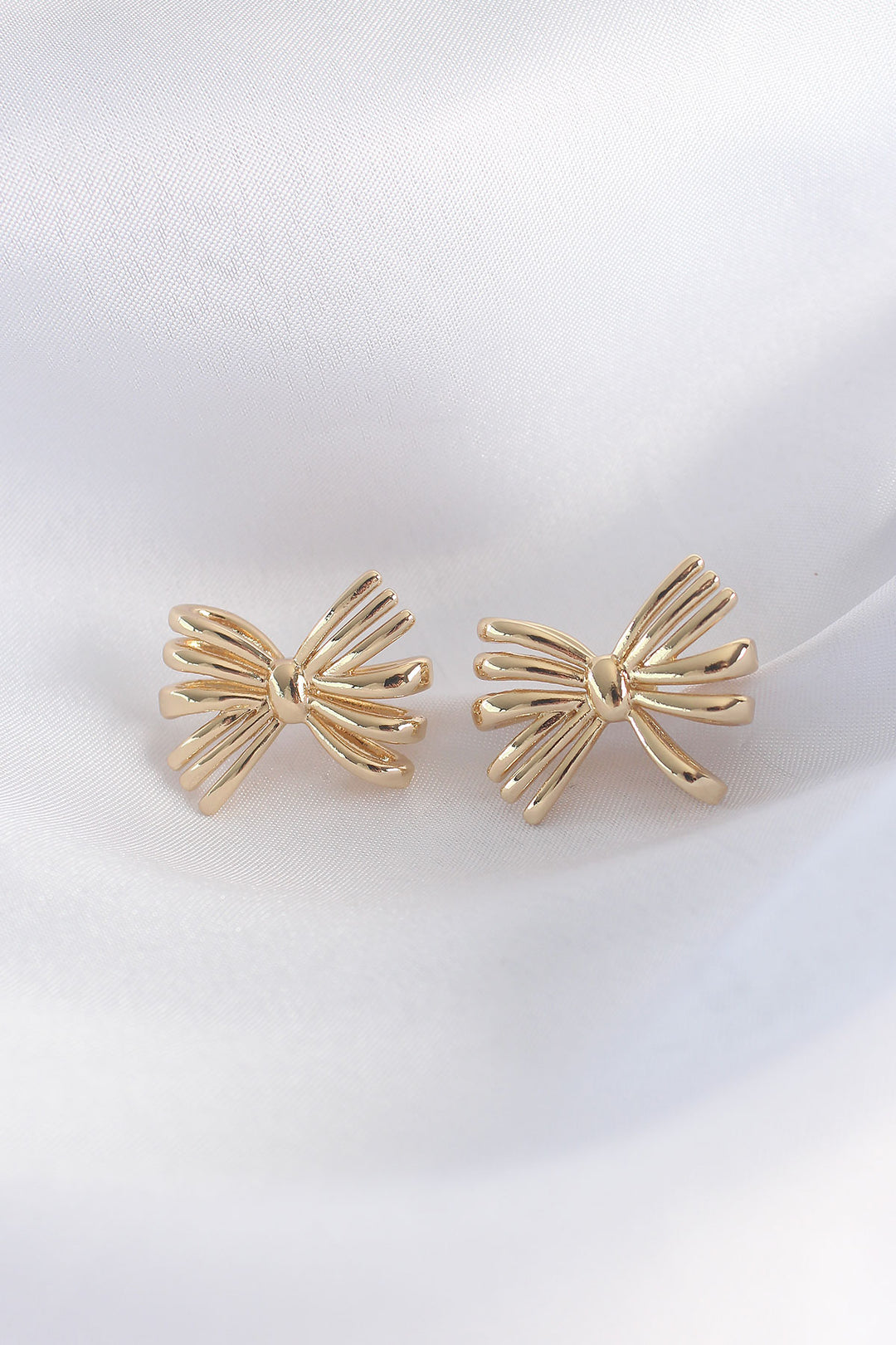 EBJ Gold Color Bow Earrings - Kensington