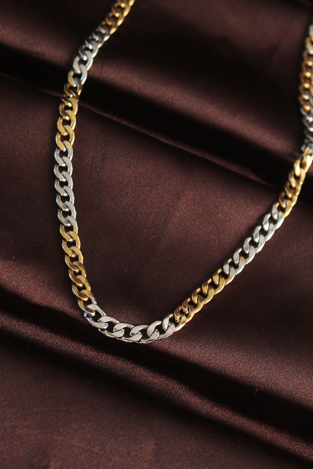 EBJ 316L Steel Gold Silver Color Bird Eye Chain Men's Necklace - Antelope