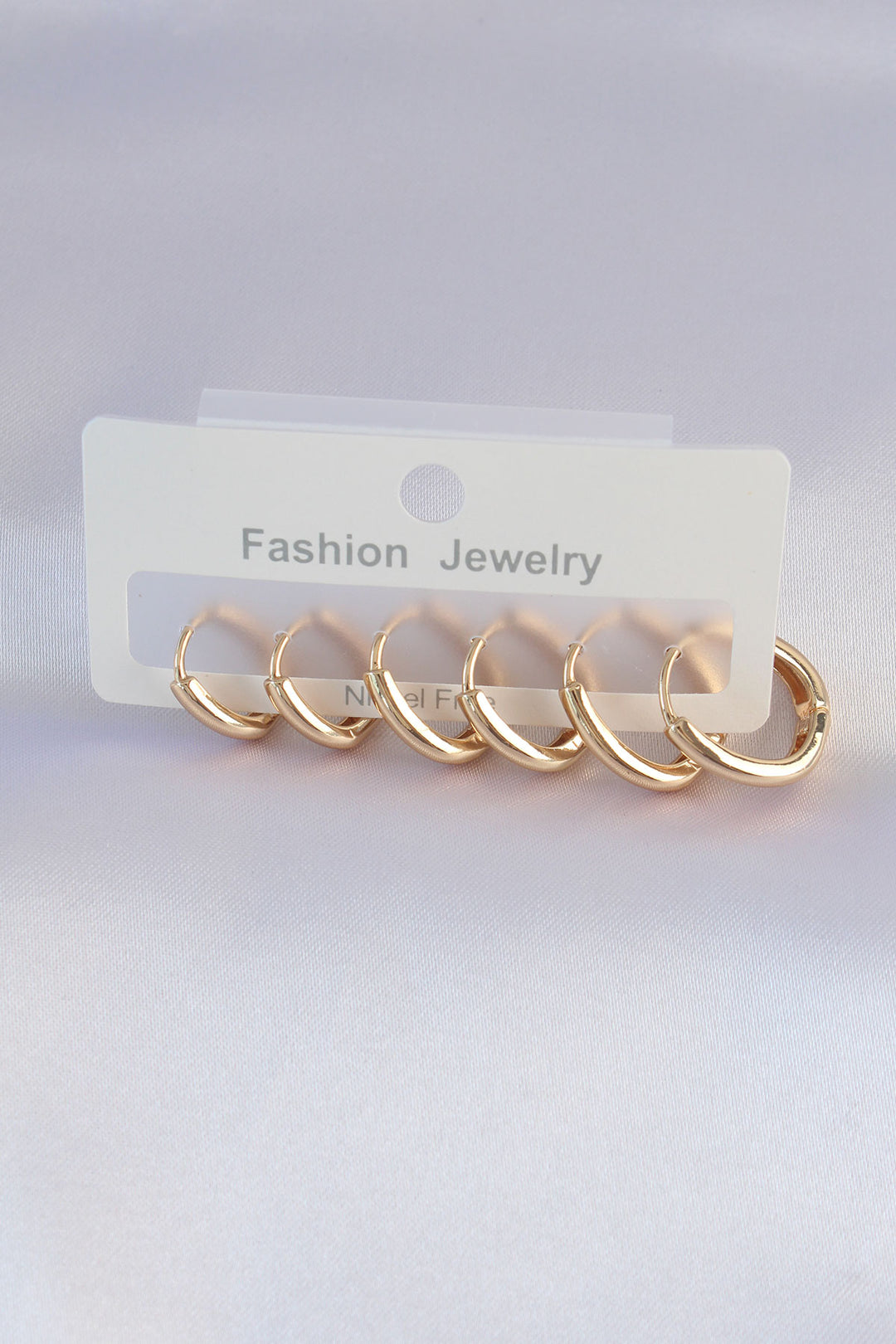 EBJ Rice Gold Color Oval Earring Set - Tamiami