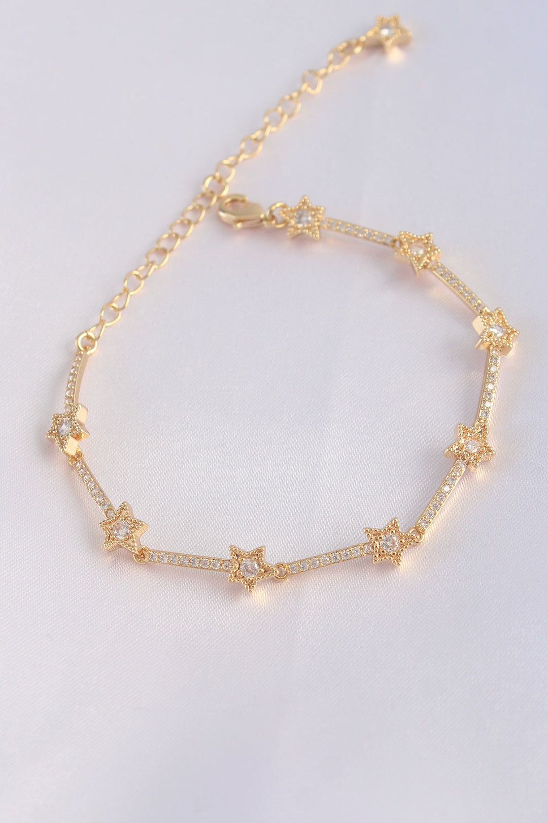 EBJ Vip Series Gold Color Halley Model Bracelet with Zircon Stone - Caerphilly