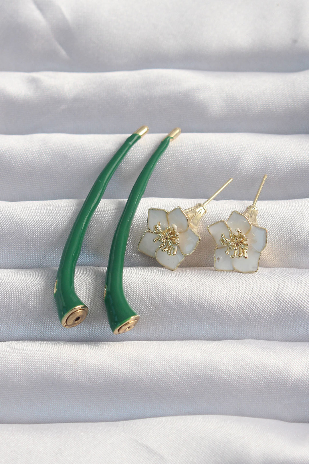 EBJ Rice Green Color Botega Earring - Utrecht