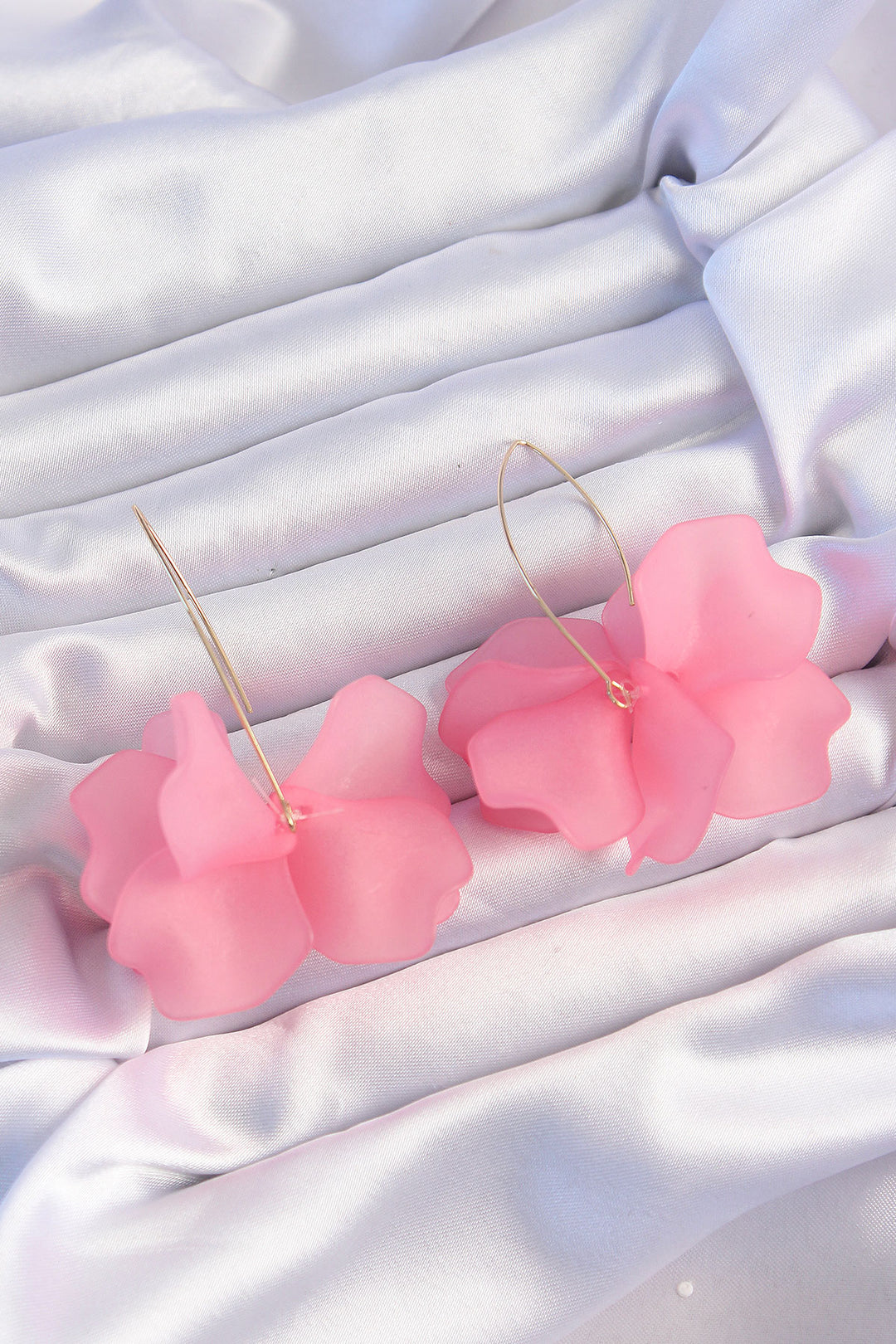 EBJ Rice Pink Flora Earrings - Salon-de-Provence
