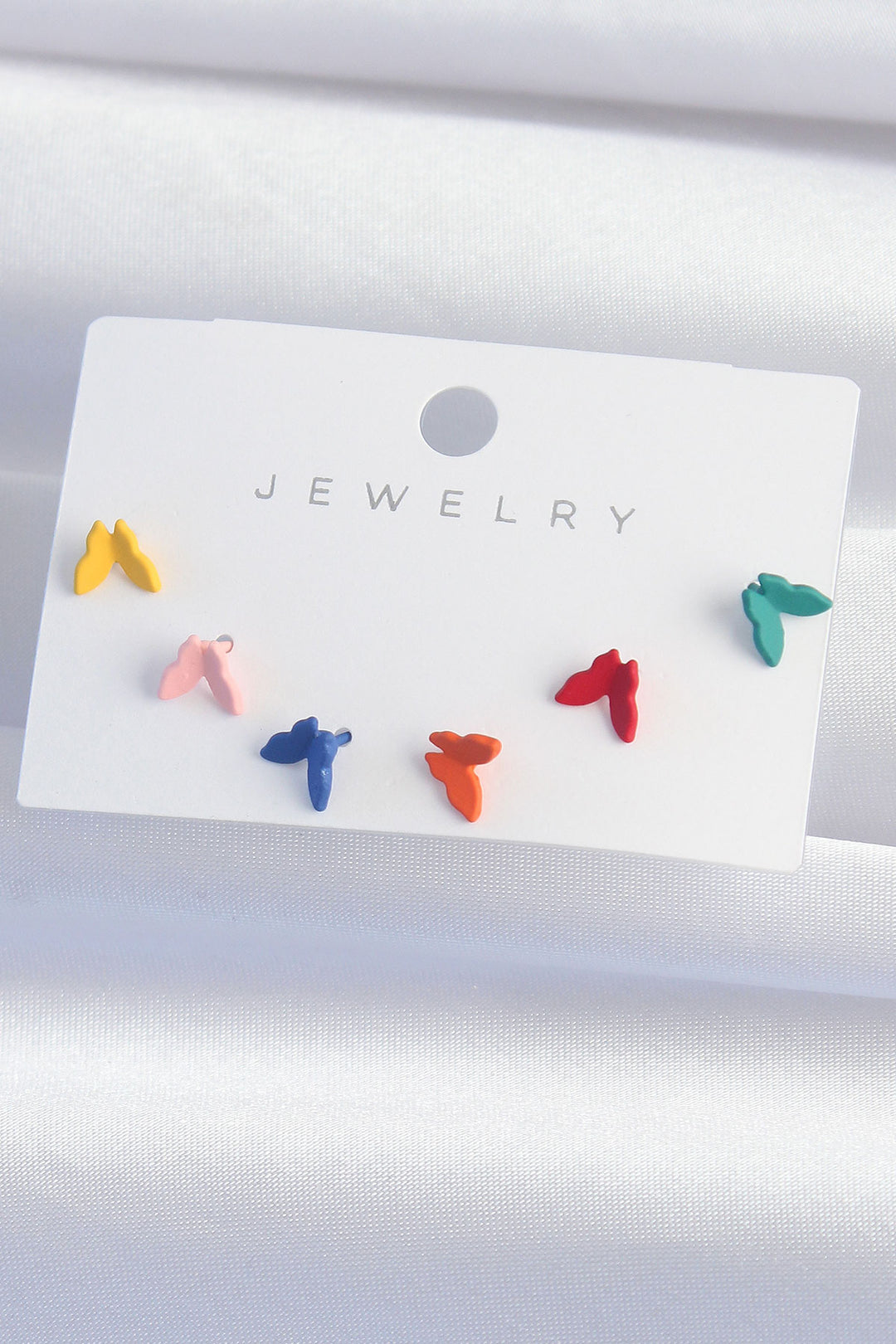 EBJ Colorful Enamel Minimal Butterfly Earring Set - Port St. Lucie