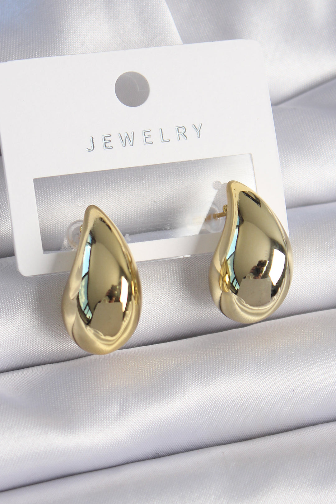 EBJ Gold Color Rice Grain Model Women's Earring - Novi