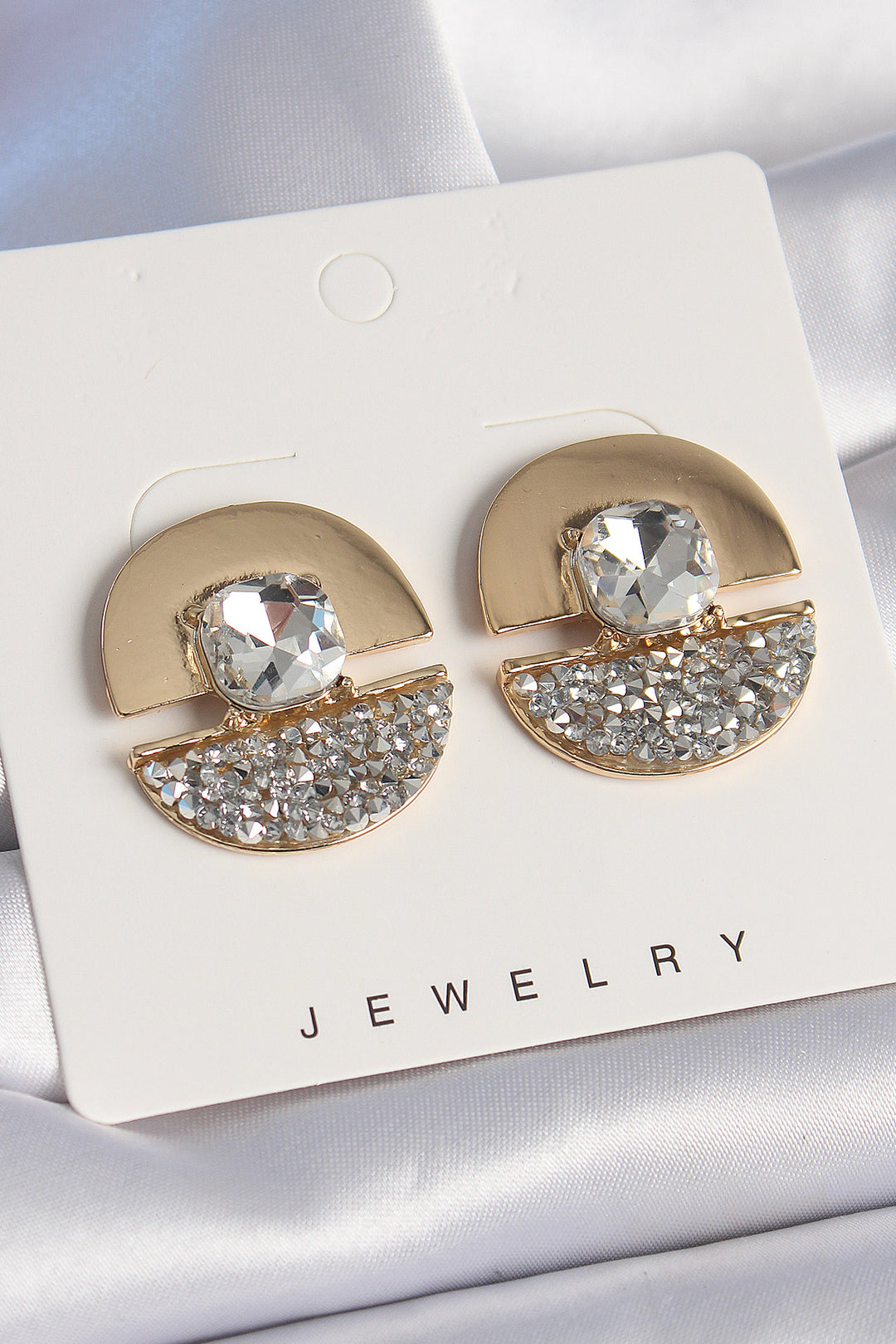 EBJ Gold Color Plate Model Women's Earrings - Alghero