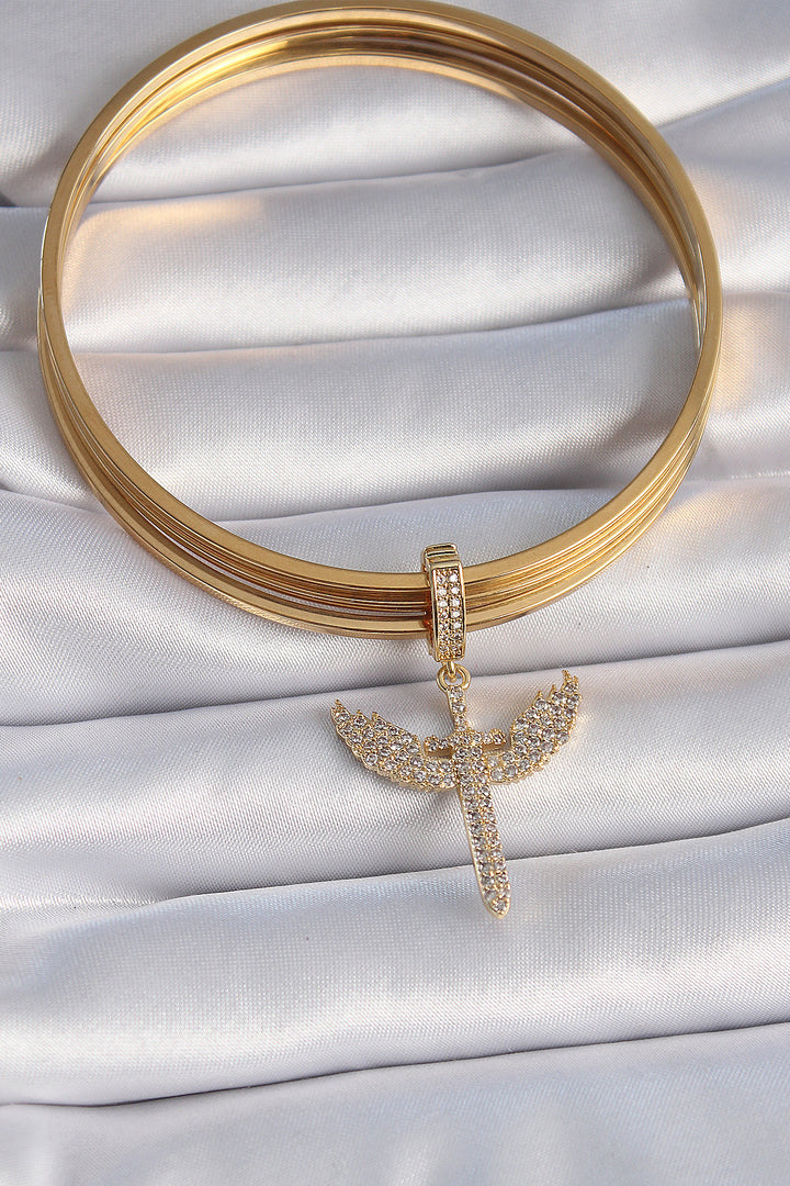 EBJ Rice Gold Color Zircon Stone Mikail Model Ajda Charm - Molina de Segura