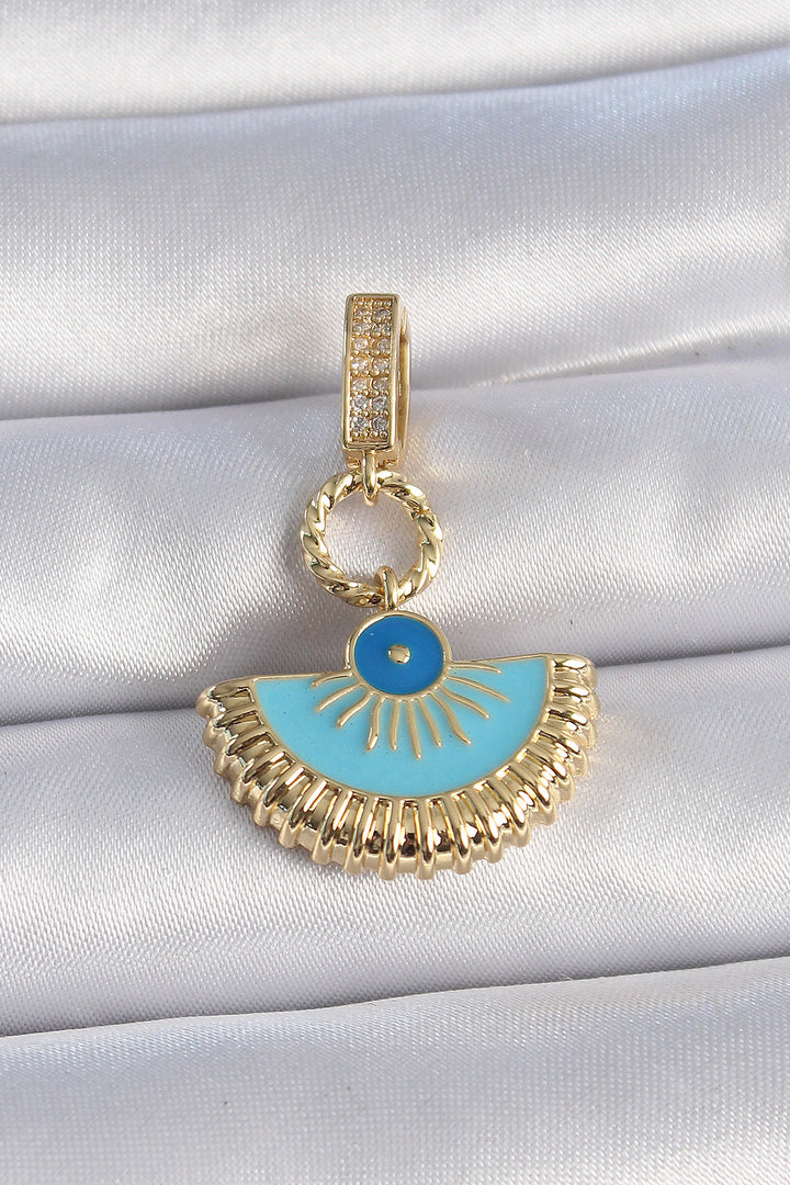 EBJ Rice Gold Color Evil Eye Beaded Ajda Charm - Delray Beach