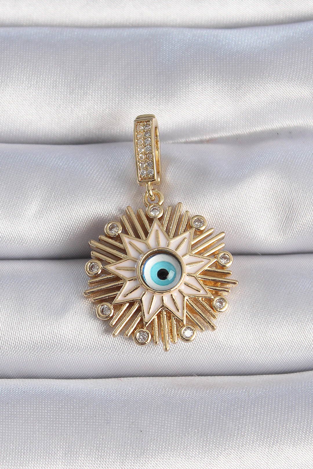EBJ Rice Gold Color Evil Eye Tassel Star Figure Ajda Charm - Cottbus