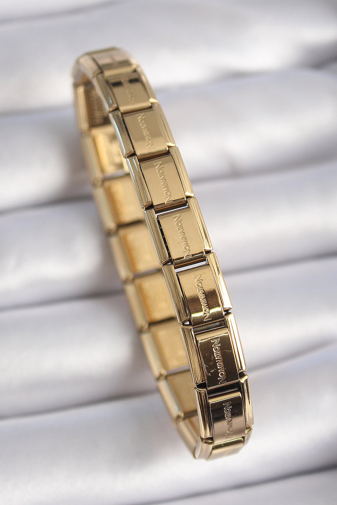EBJ 316L Steel Gold Color Nomination Charm Bracelet - Richardson