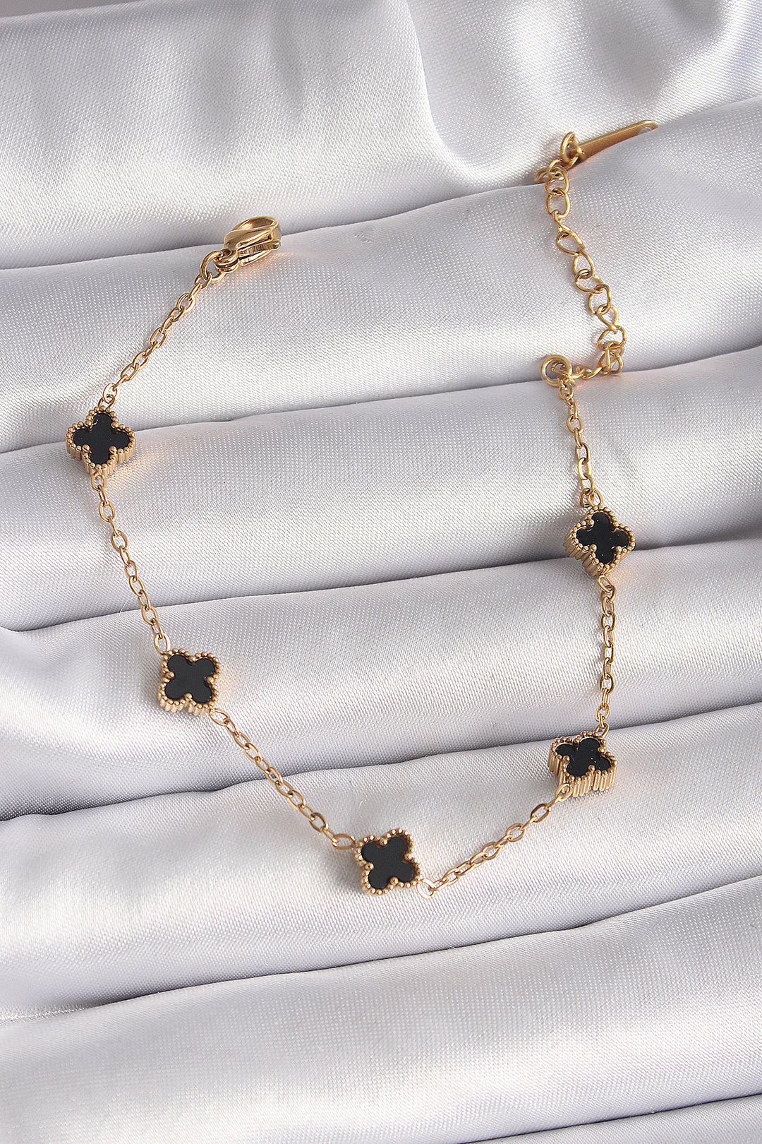 EBJ 316L Steel Gold Color Baby Boy Clover Model Women's Bracelet - Ciudad Madero