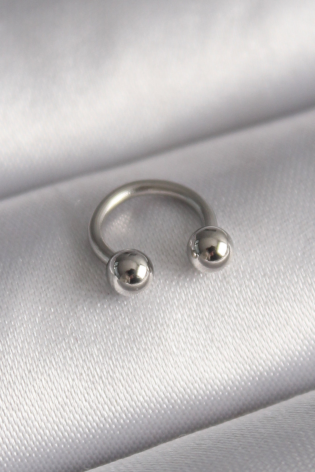EBJ 316L Steel Silver Color Ring Model Bead Piercing - Aliso Viejo
