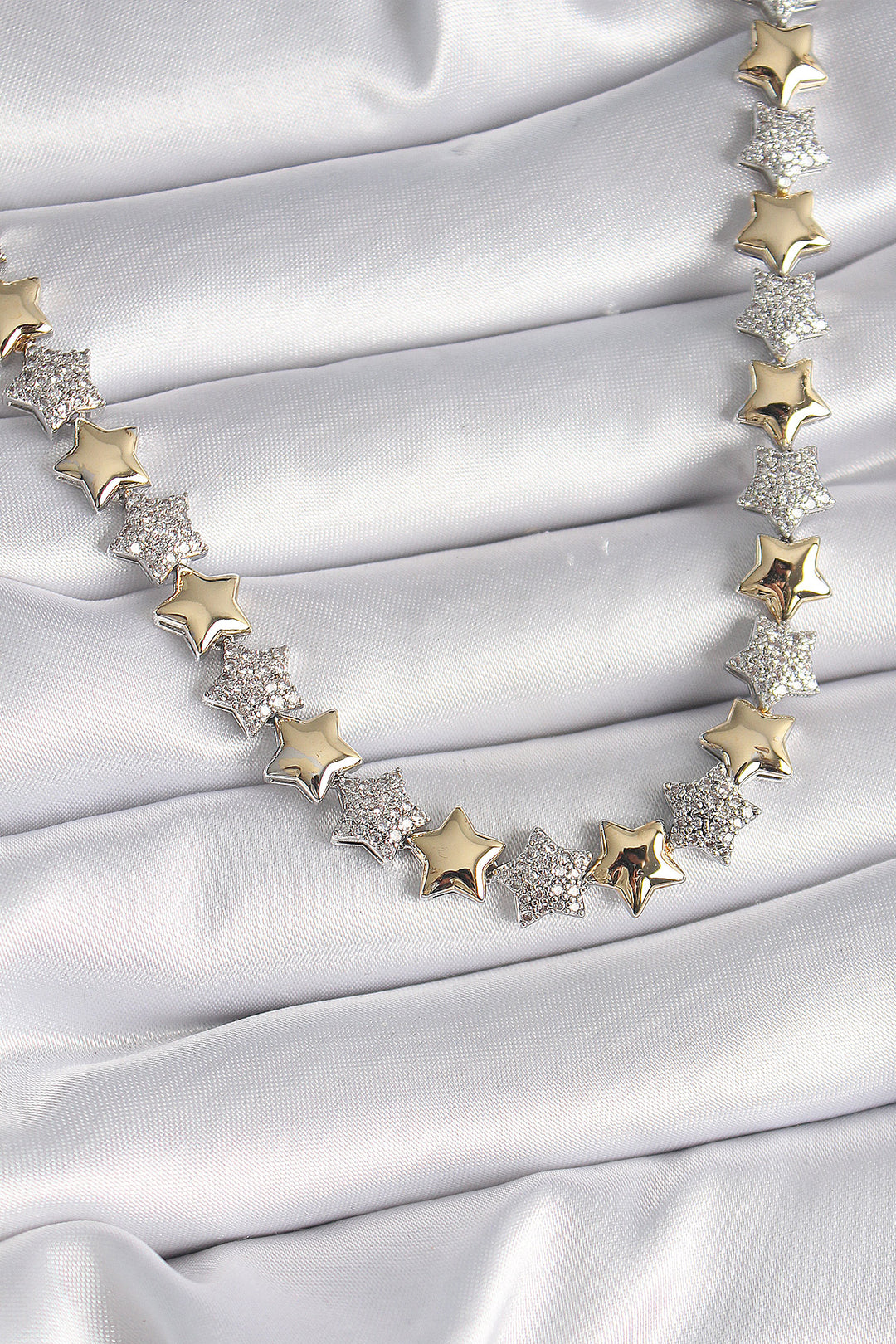 EBJ Rice Mix Color Zircon Stone Star Model VIP Exclusive Series Women's Necklace - Rezé