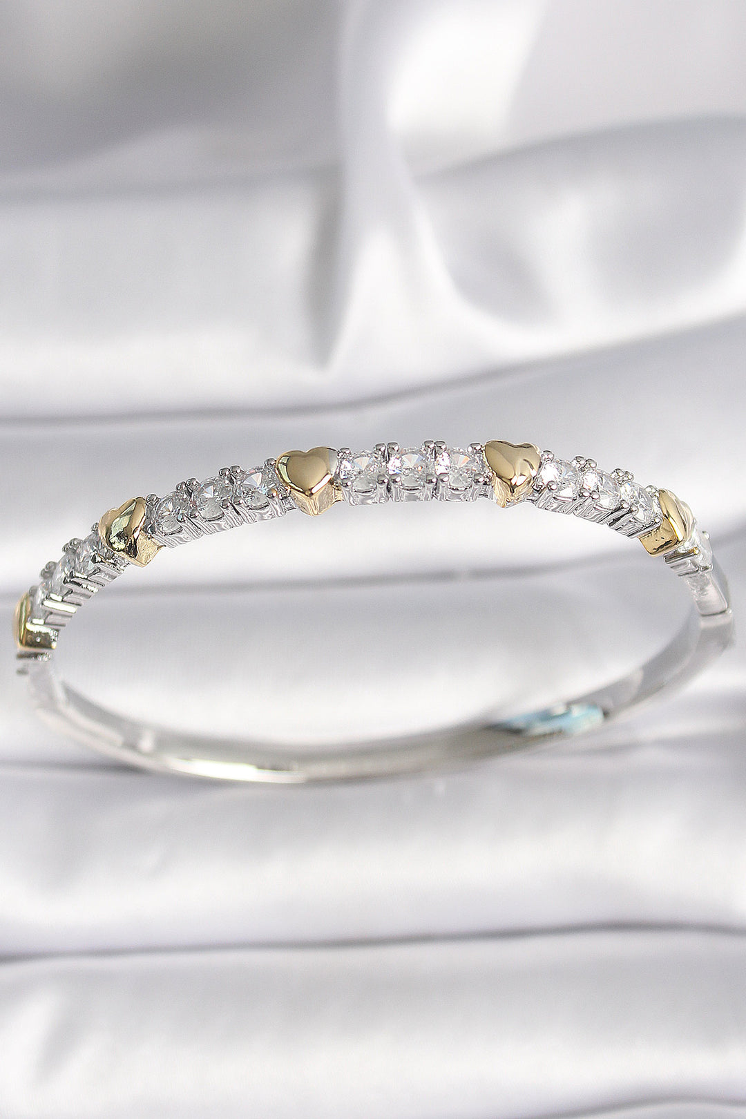 EBJ Rice Mix Color Zircon Stone Heart Detail VIP Series Women's Bracelet - Batley