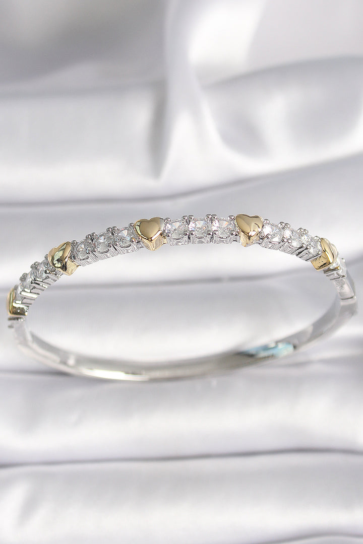EBJ Rice Mix Color Zircon Stone Heart Detail VIP Series Women's Bracelet - Batley