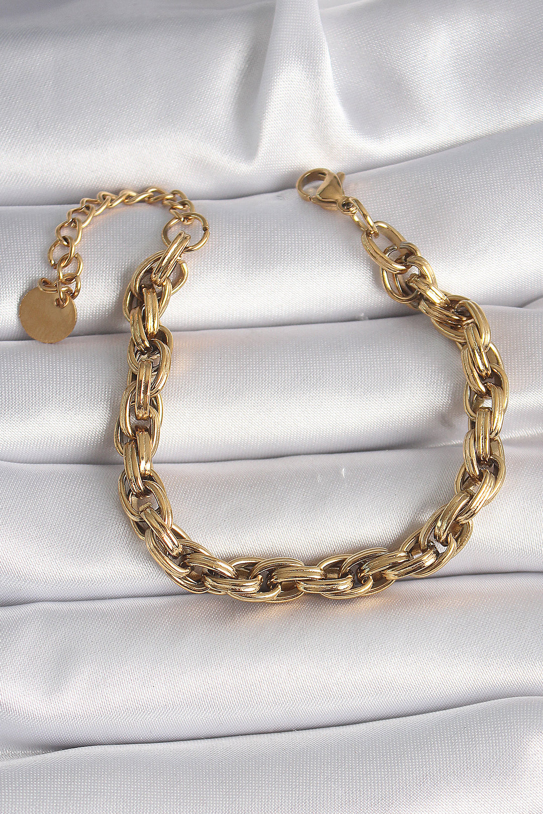 EBJ 316L Steel Gold Color Women's Bracelet - Slutsk