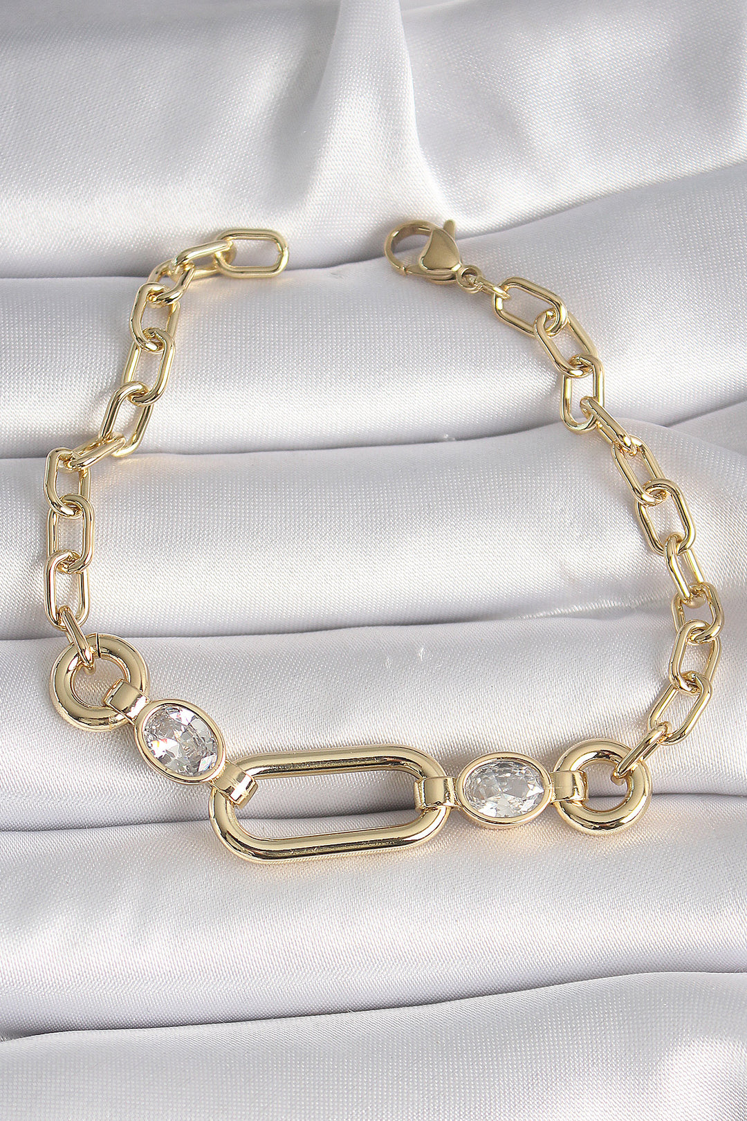 EBJ Rice Gold Color Zircon Stone Chain Xuping VIP Exclusive Series Women's Bracelet - Lethbridge