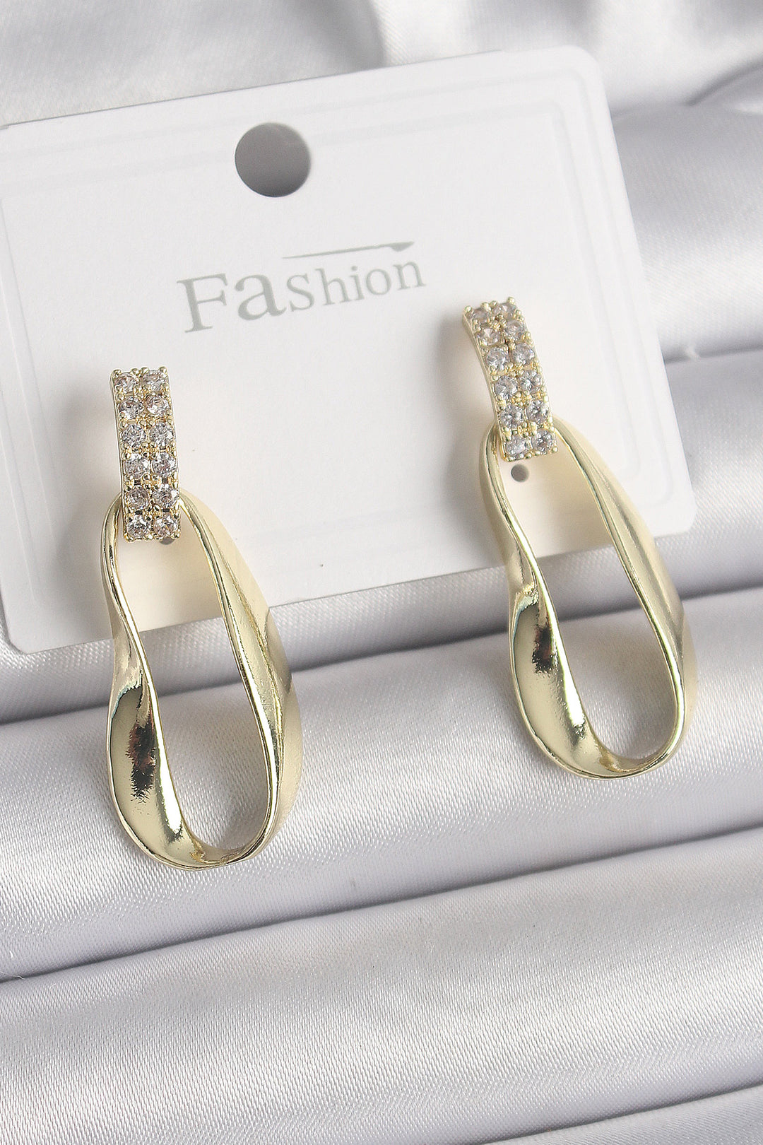 EBJ Rice Zircon Stone Dangle Women's Earring - Chiapa de Corzo
