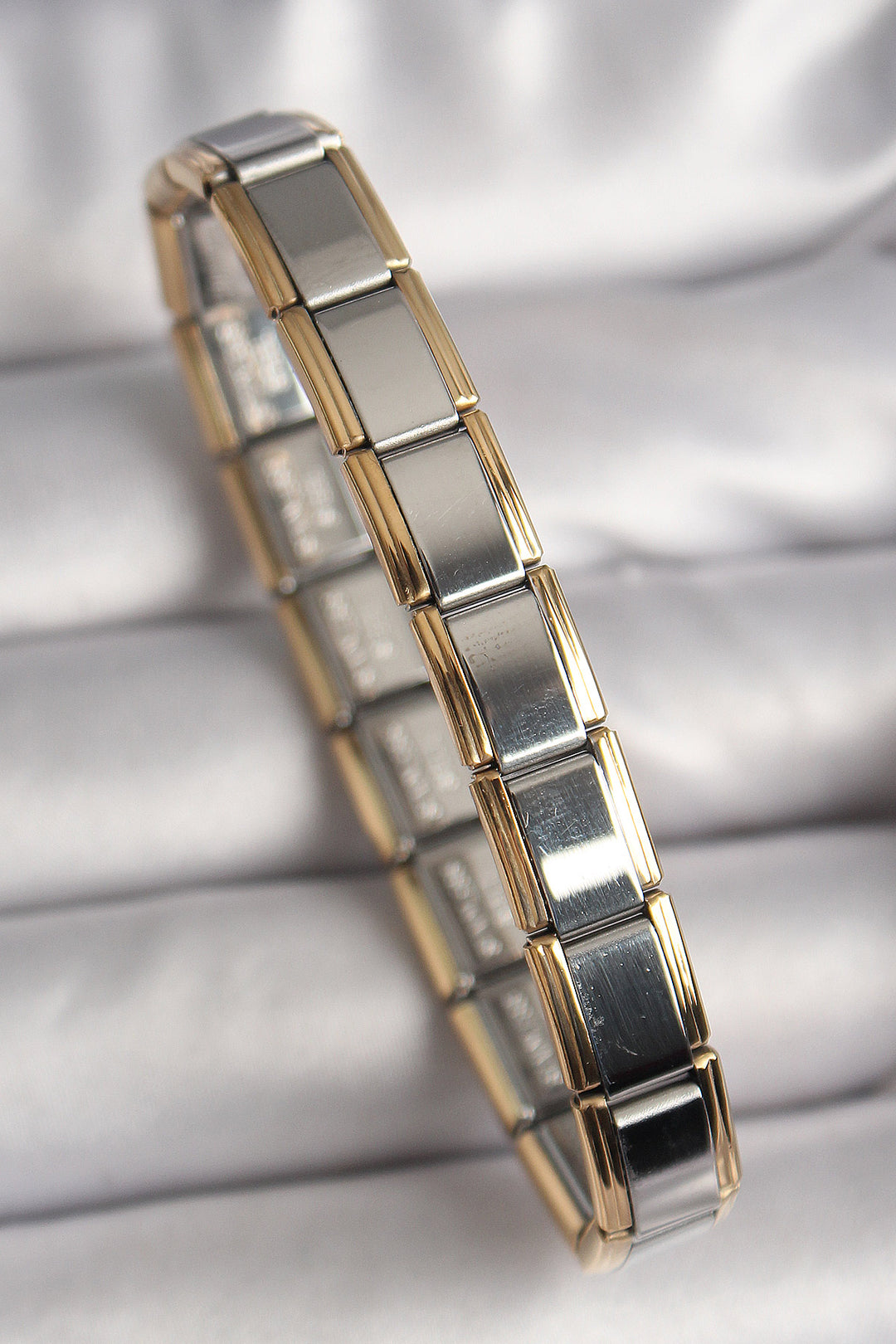 EBJ 316L Steel Mix Color Blank Nomination Bracelet - Salem