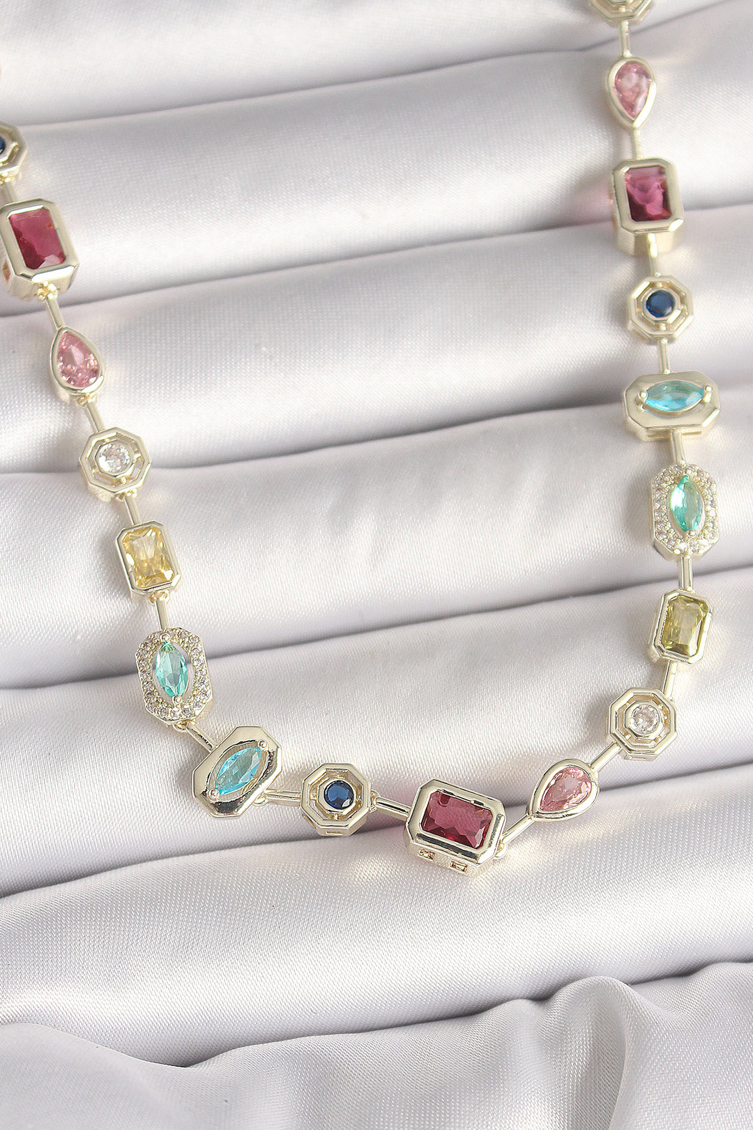 EBJ Rice Gold Color Zircon Stone VIP Series Women's Necklace - Vancouver