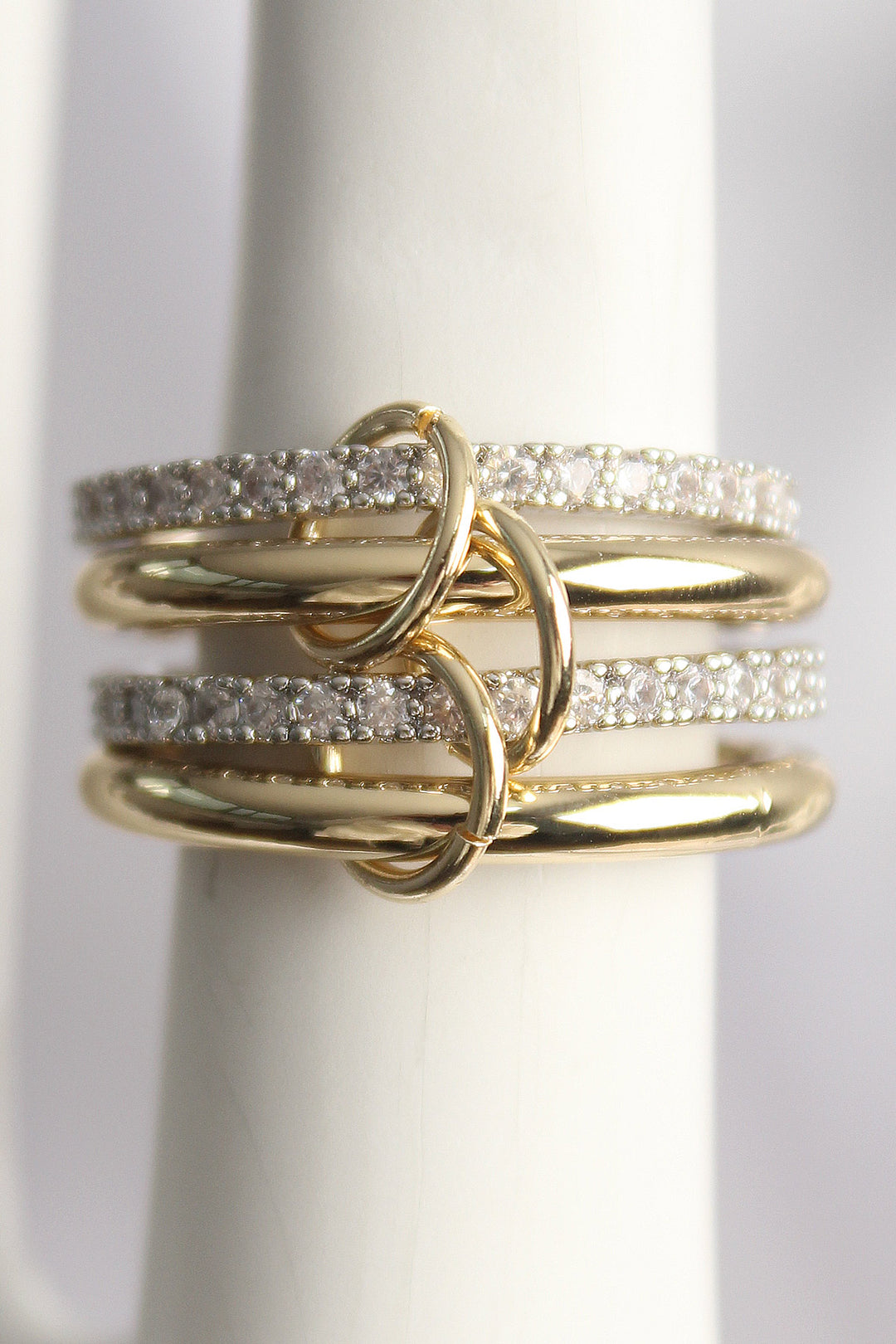 EBJ Rice Mix Color Zircon Stone 4-Piece Women's Ring - Thousand Oaks