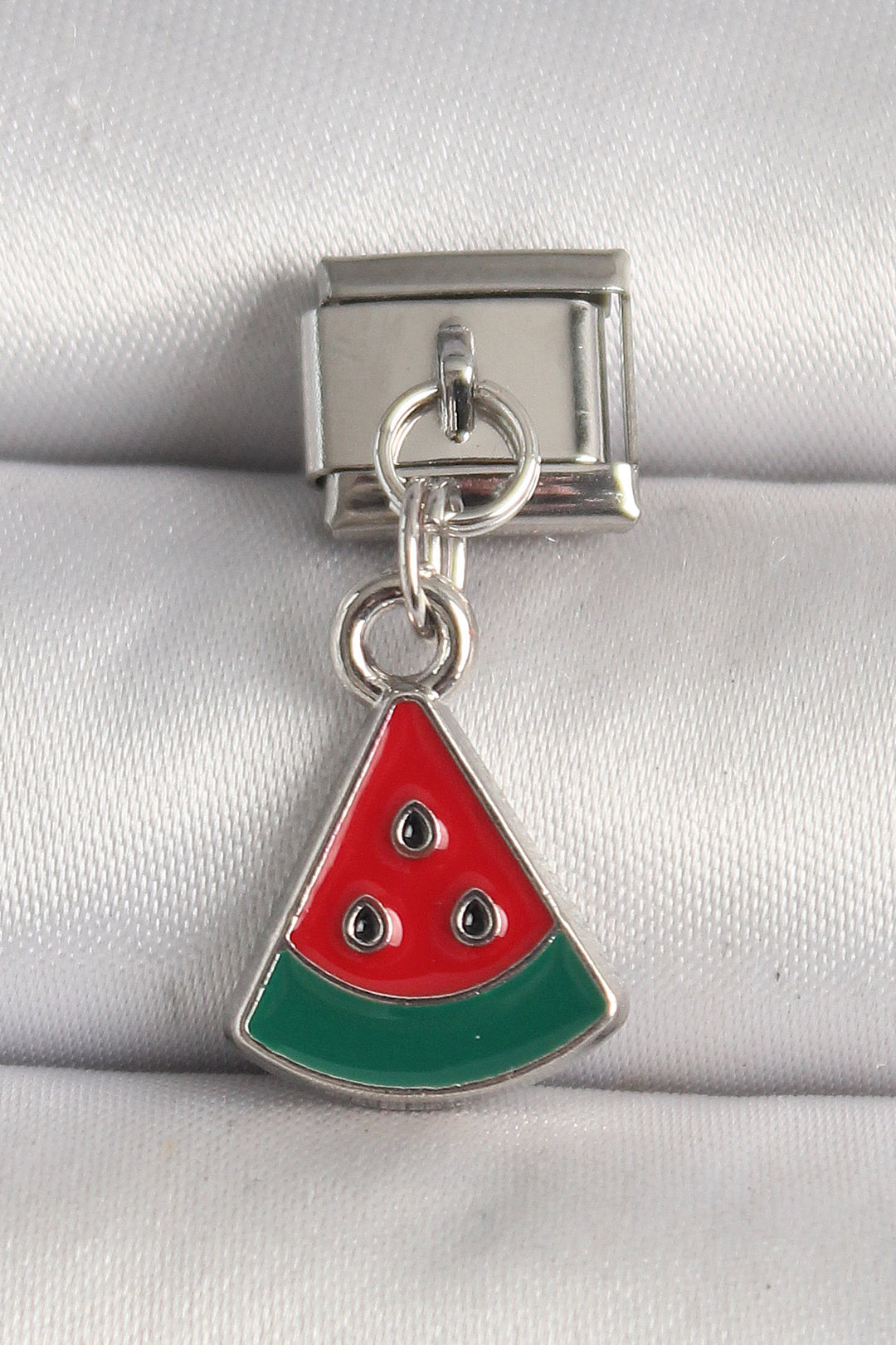 EBJ 316L Stainless Steel Silver Color Watermelon Slice Model Nomination Charm - Vlissingen