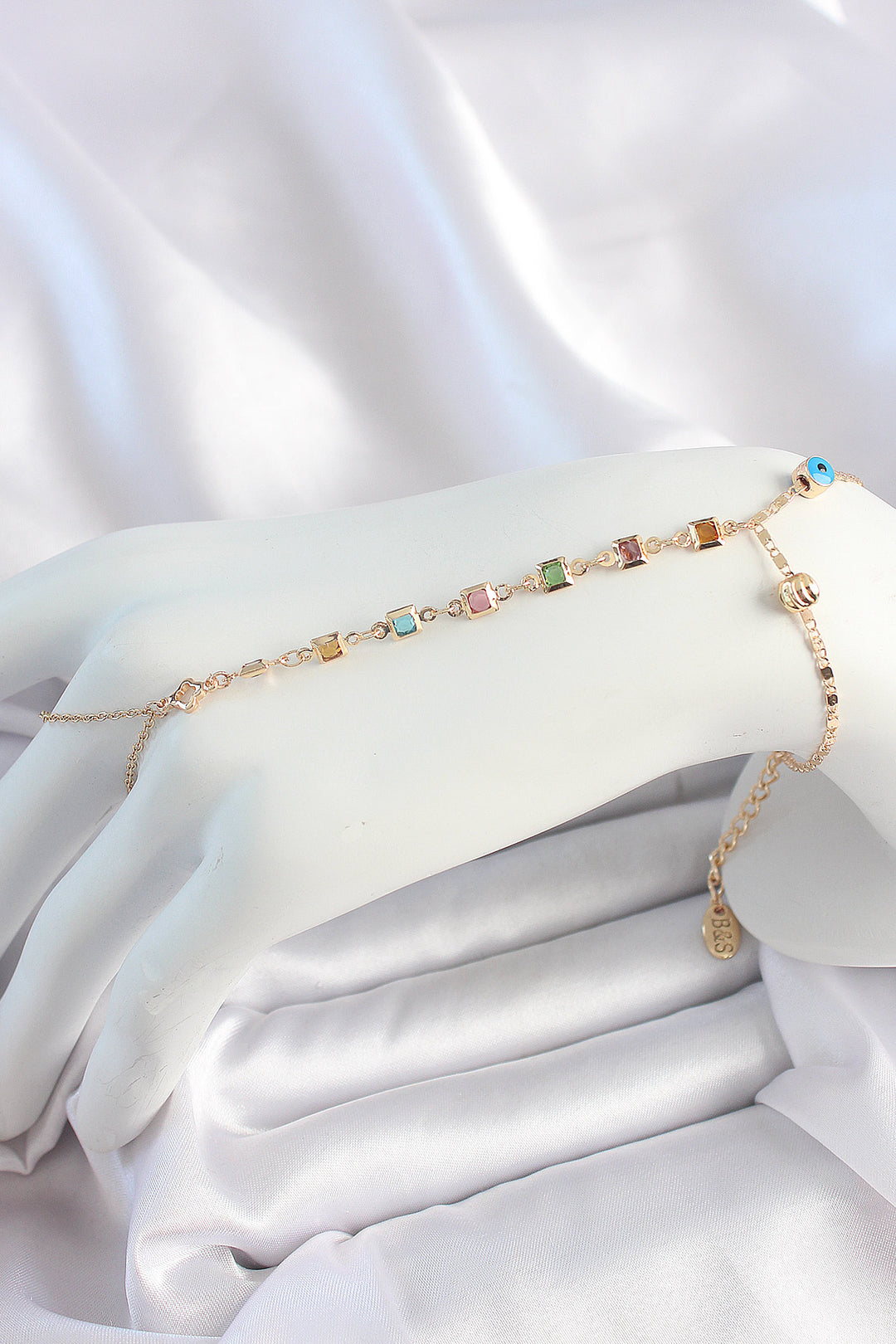EBJ Rice Gold Colorful Zircon Stone Şahmeran - Fulda
