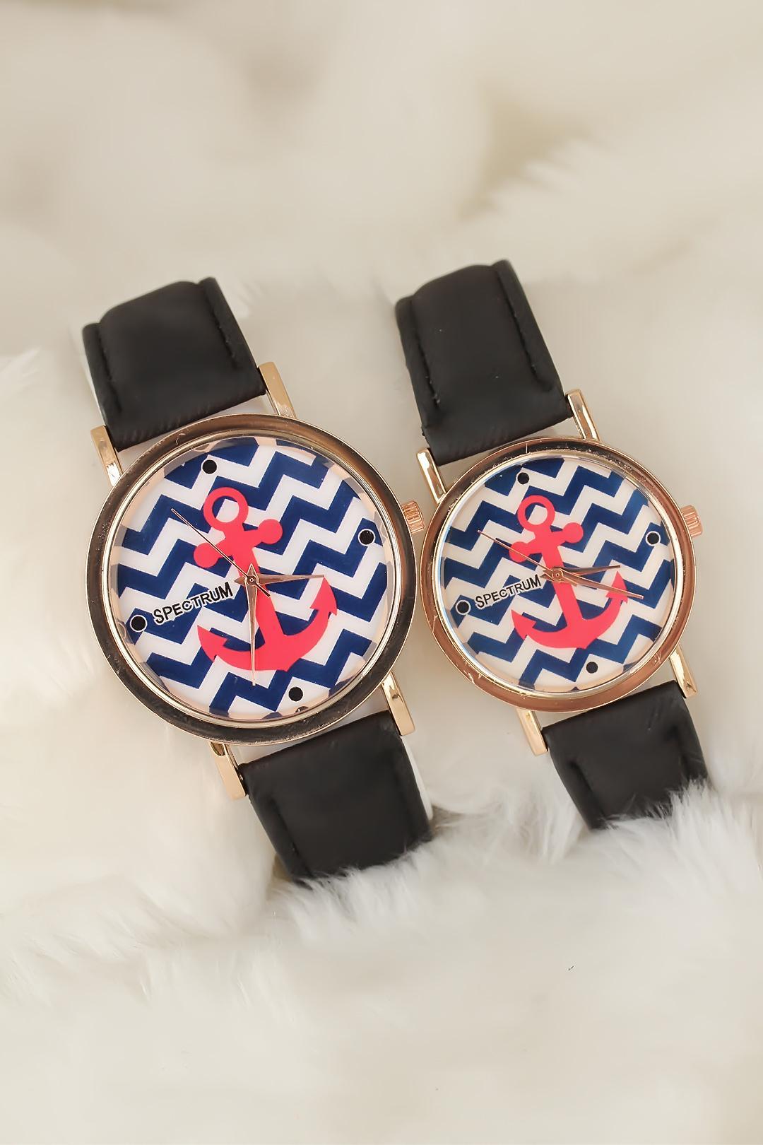 EBJ Black Leather Strap Gold Case Colorful Bezel Dial Model Lover's Watch - Santa Lucía del Camino