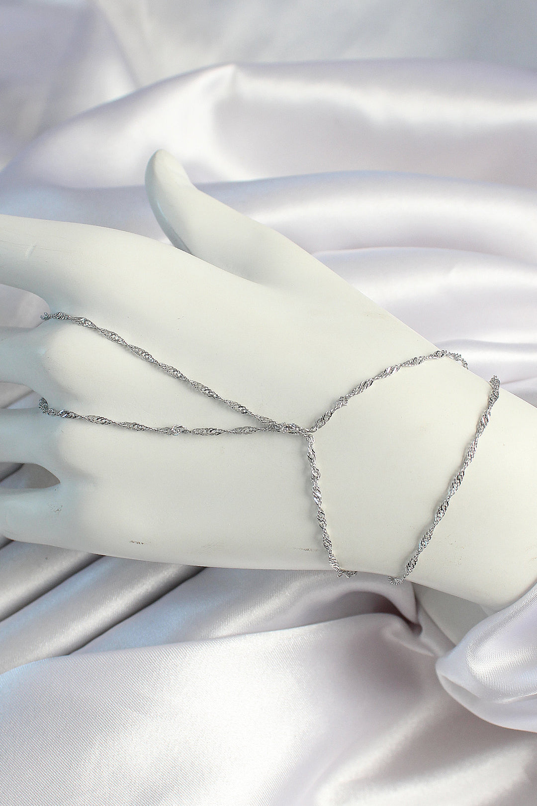 EBJ Rice Silver Color Flexible Coiled Chain Şahmeran - Matera