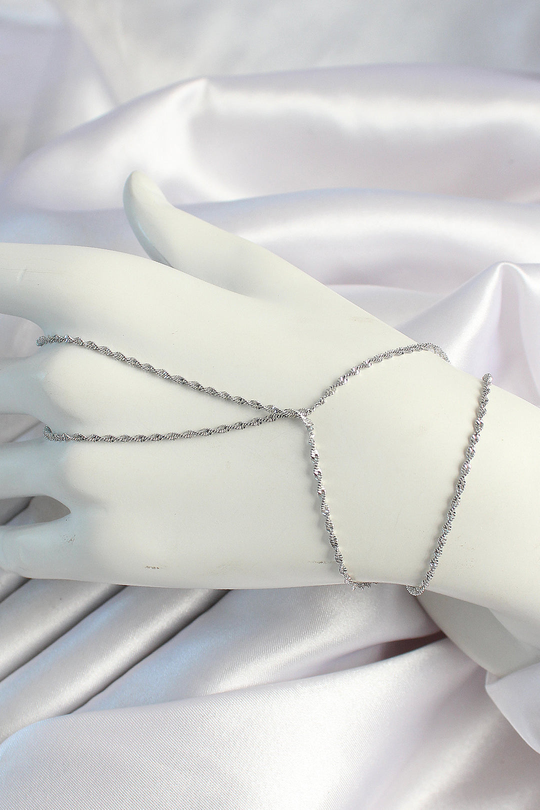 EBJ Rice Silver Color Coiled Chain Şahmeran - Franklin