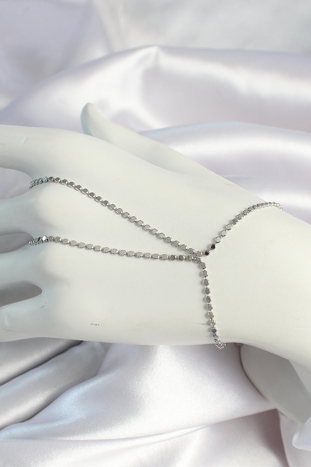 EBJ Rice Silver Color Crushed Chain Şahmeran - Talavera de la Reina