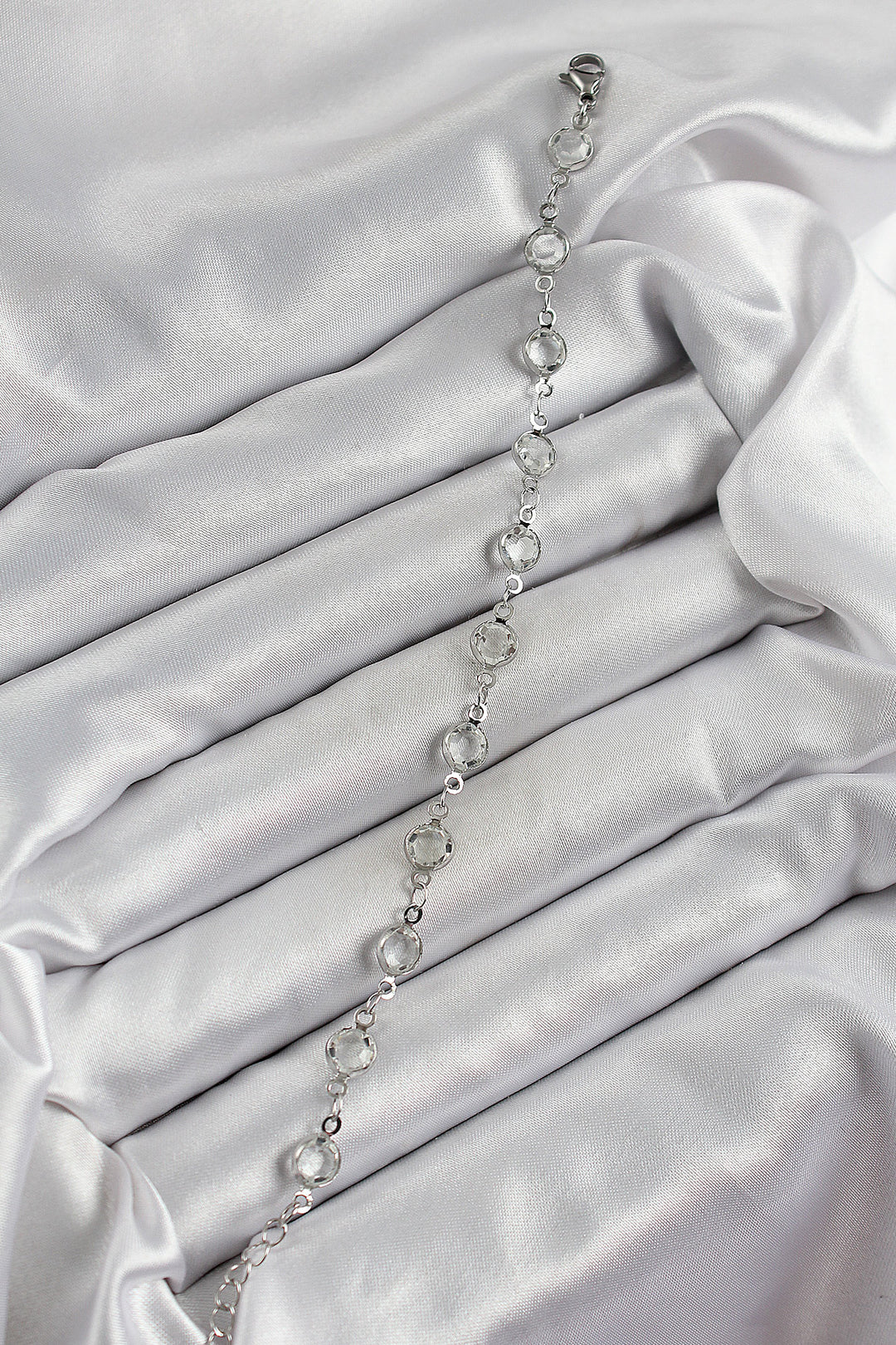 EBJ Rice Silver Color Zircon Stone Bracelet - Oregon City