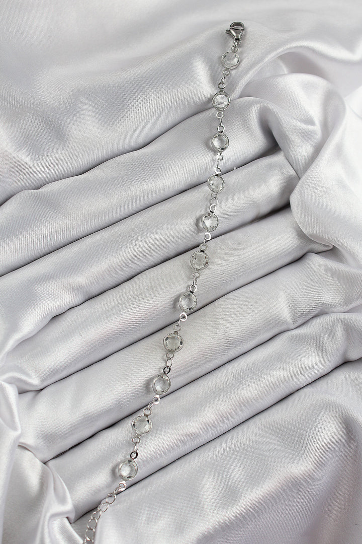 EBJ Rice Silver Color Zircon Stone Bracelet - Oregon City