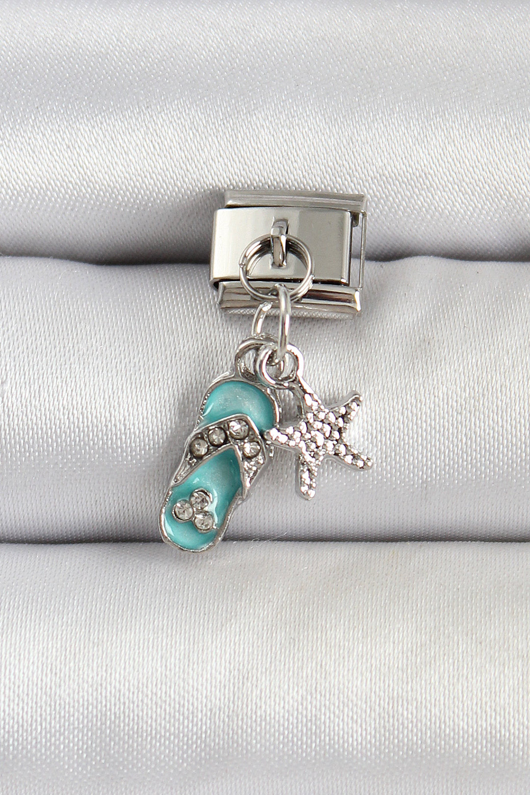 EBJ 316L Steel Silver Color Holiday Concept Nomination Charm - San Donà di Piave