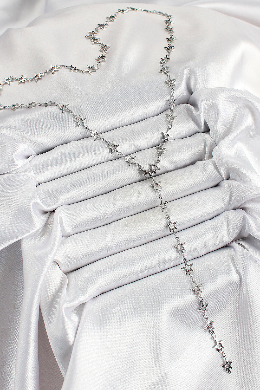 EBJ Rice Silver Color Starry Women Y Necklace - East Kelowna