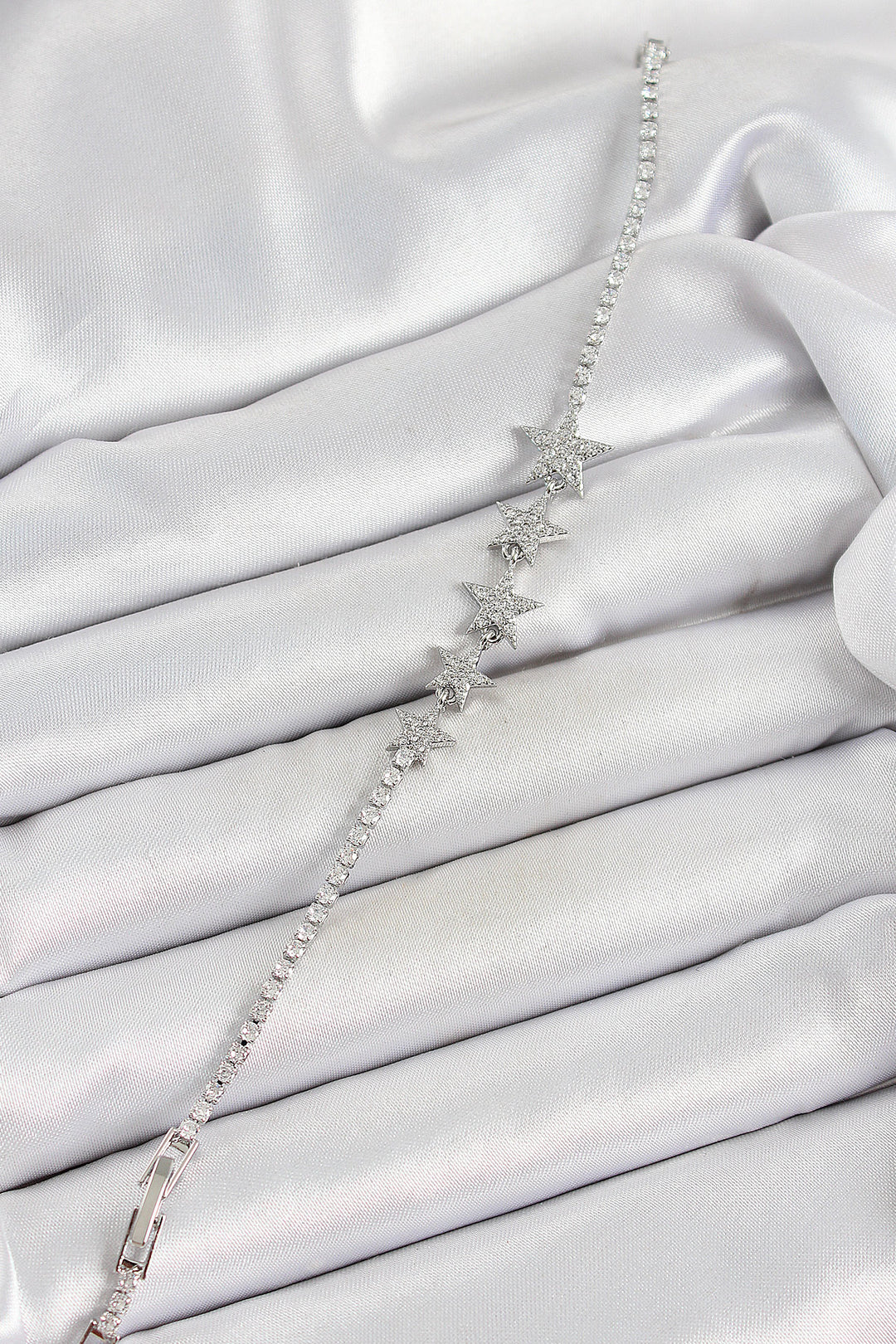 EBJ Rice Silver Color Star Pattern Women's Bracelet - Sankt Pölten