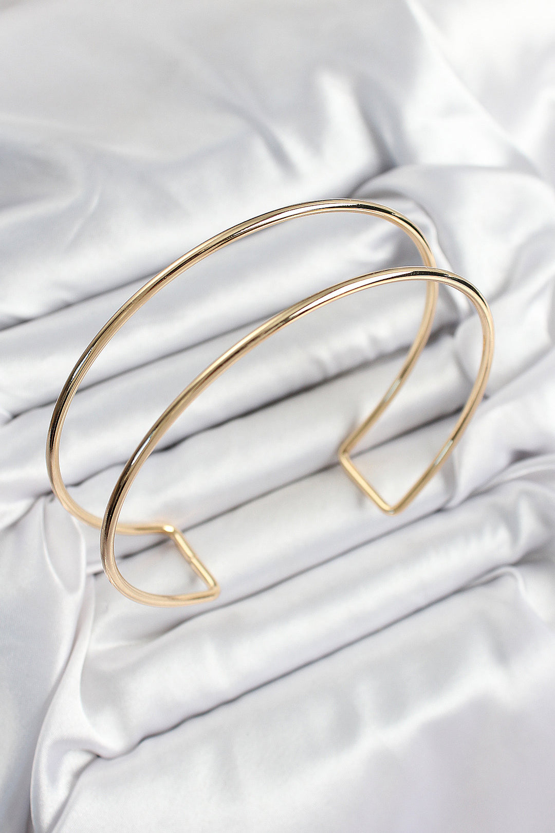 EBJ Rice Double-Sided Model Gold Color Women's Arm Bracelet - Wellington