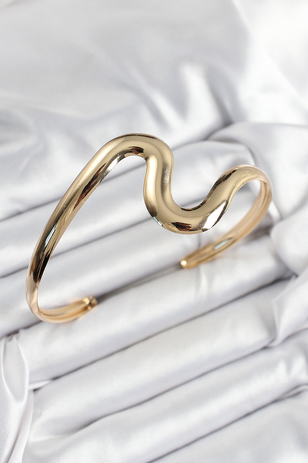 EBJ Rice Wavy Model Gold Color Women's Arm Bracelet - Wigan