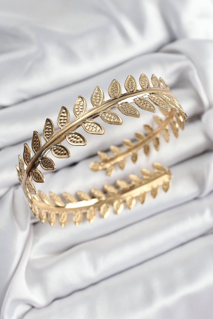 EBJ Rice Leaf Model Gold Color Women's Arm Bracelet - Kingston upon Hull