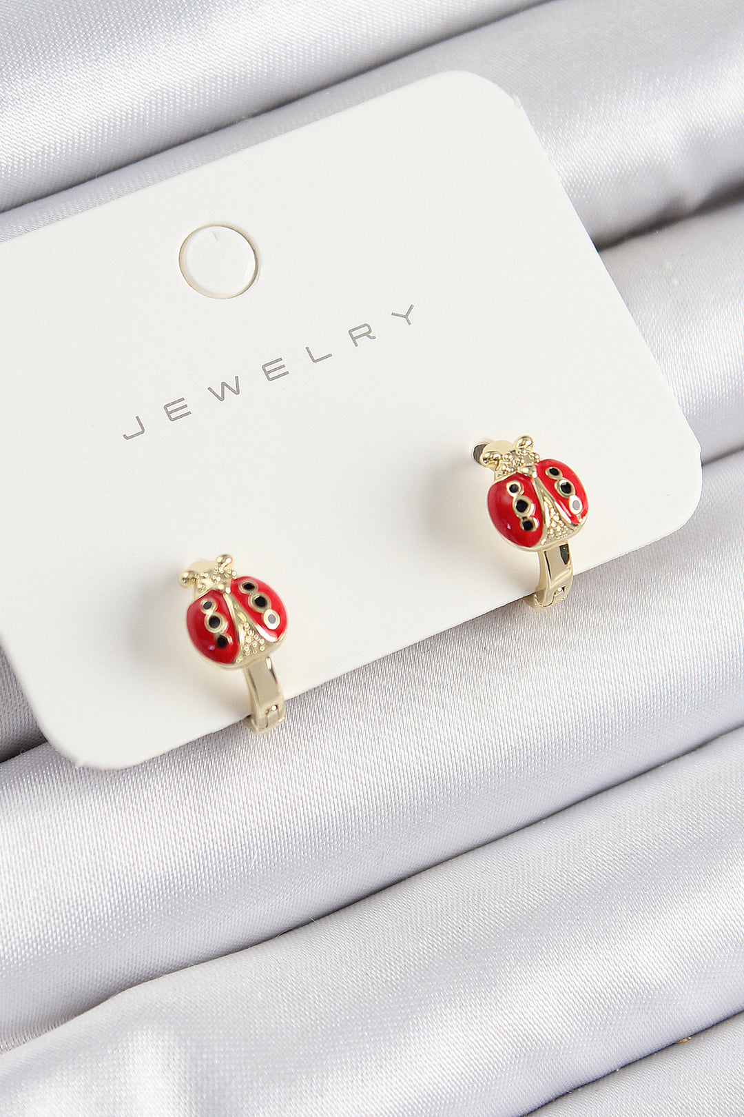 EBJ Rice Ladybug Model Gold Color Children's Earring - Boulogne-Billancourt